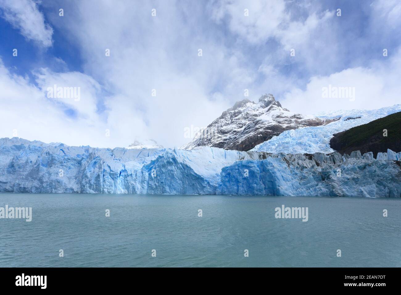 Spegazzini Gletscherblick vom Argentino See, Patagonien Landschaft, Argentinien Stockfoto