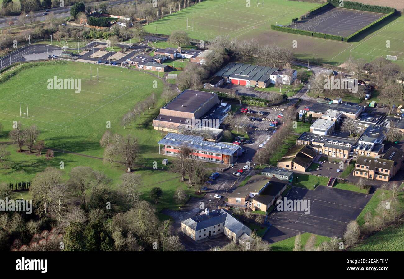 Luftaufnahme bei Holton bei Oxford Stockfoto