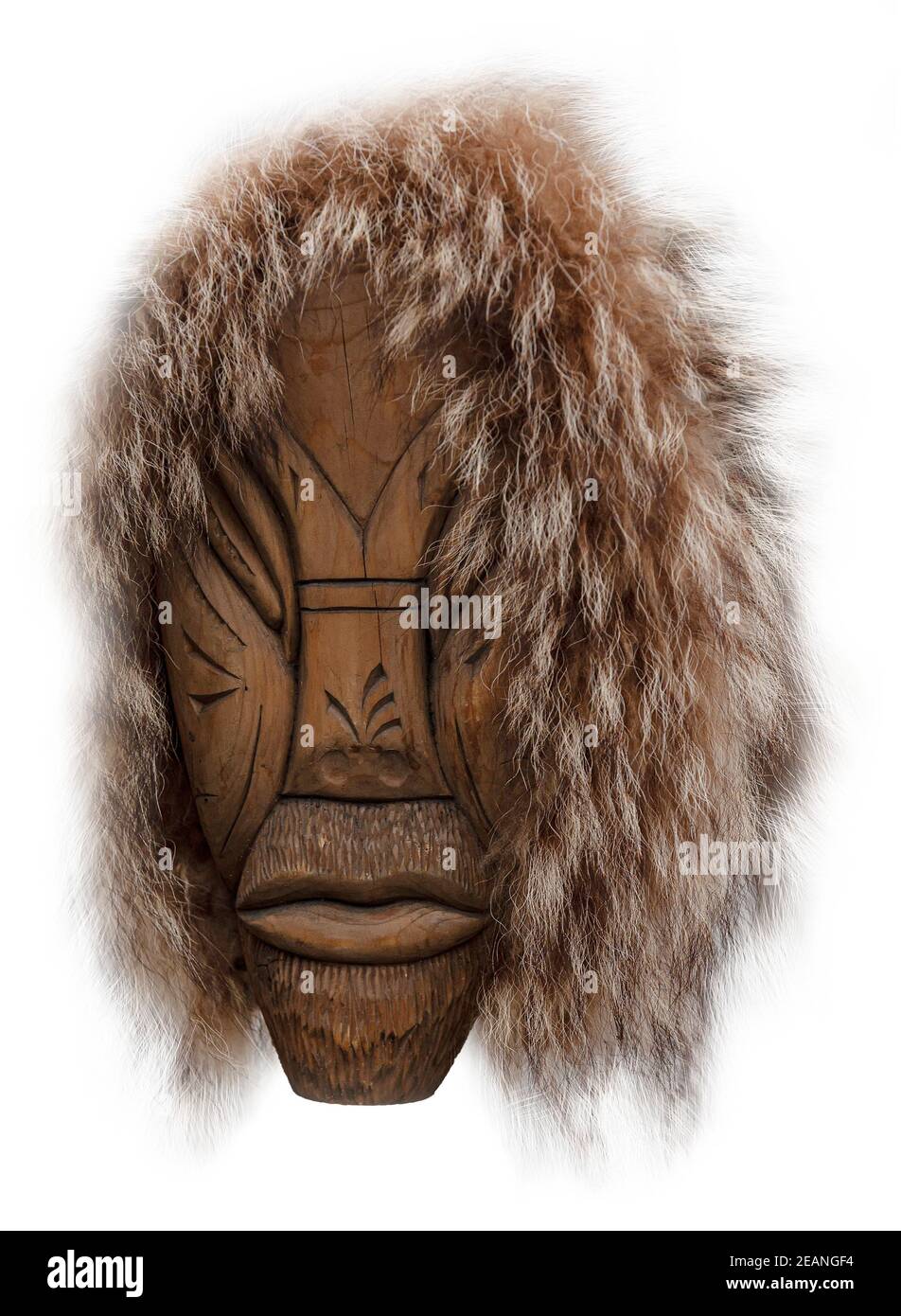 Kopf Idol der Aborigines von Kamtschatka Stockfoto