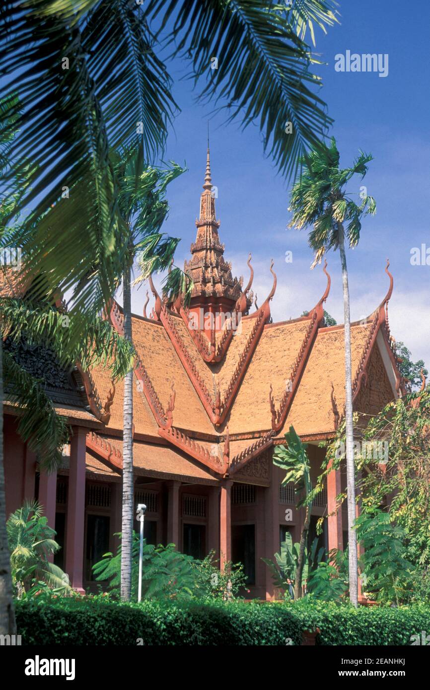 KAMBODSCHA PHNOM PENH NATIONAL MUSEUM Stockfoto