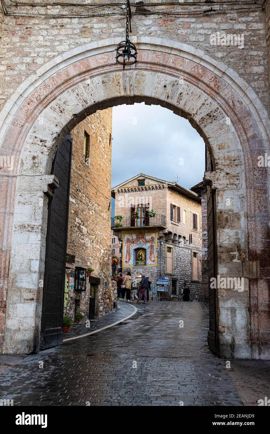 Assisi, UNESCO World Heritage Site, Umbria, Italien, Europa Stockfoto