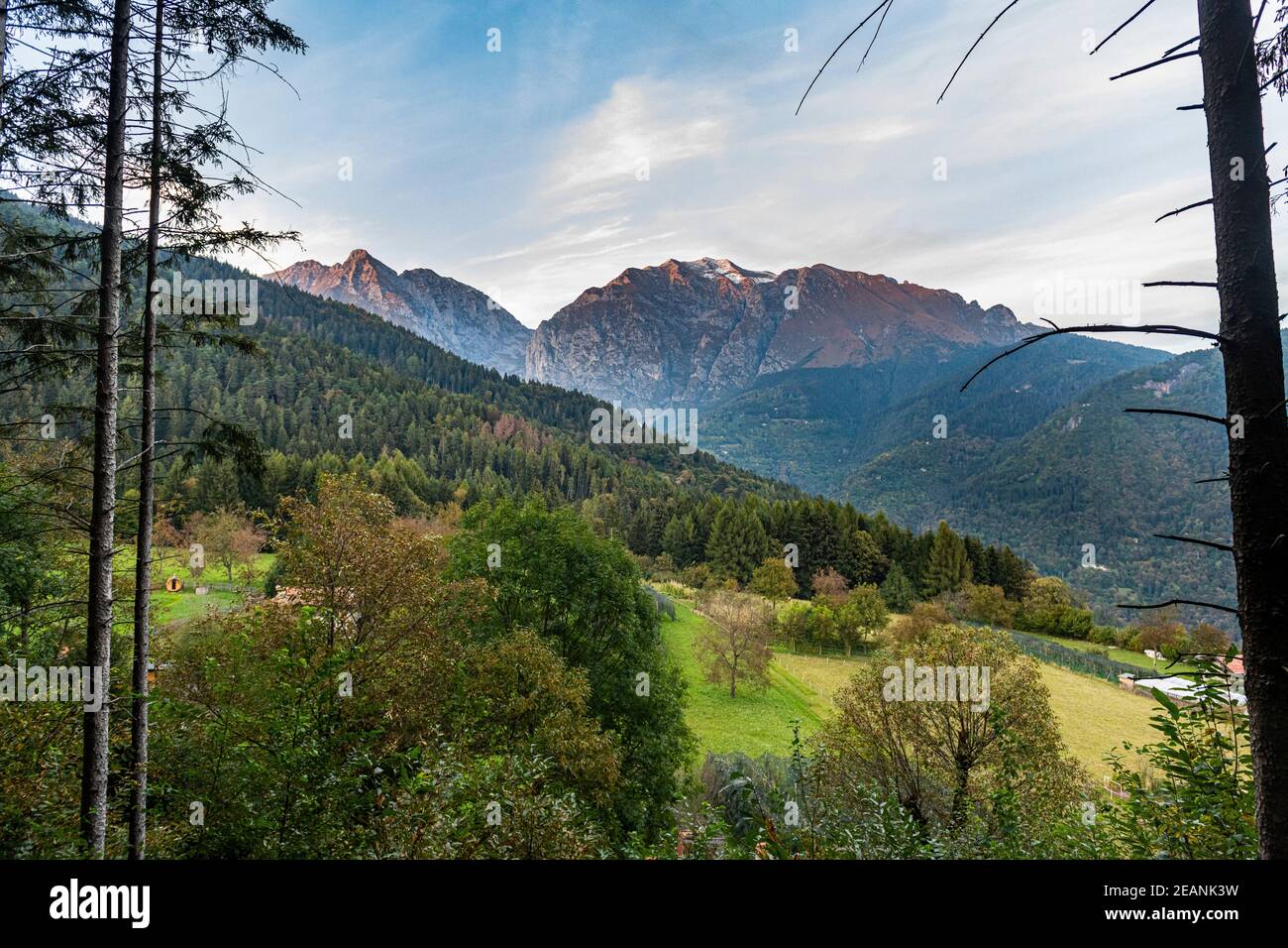 Valcamonica, UNESCO-Weltkulturerbe, Italien, Europa Stockfoto