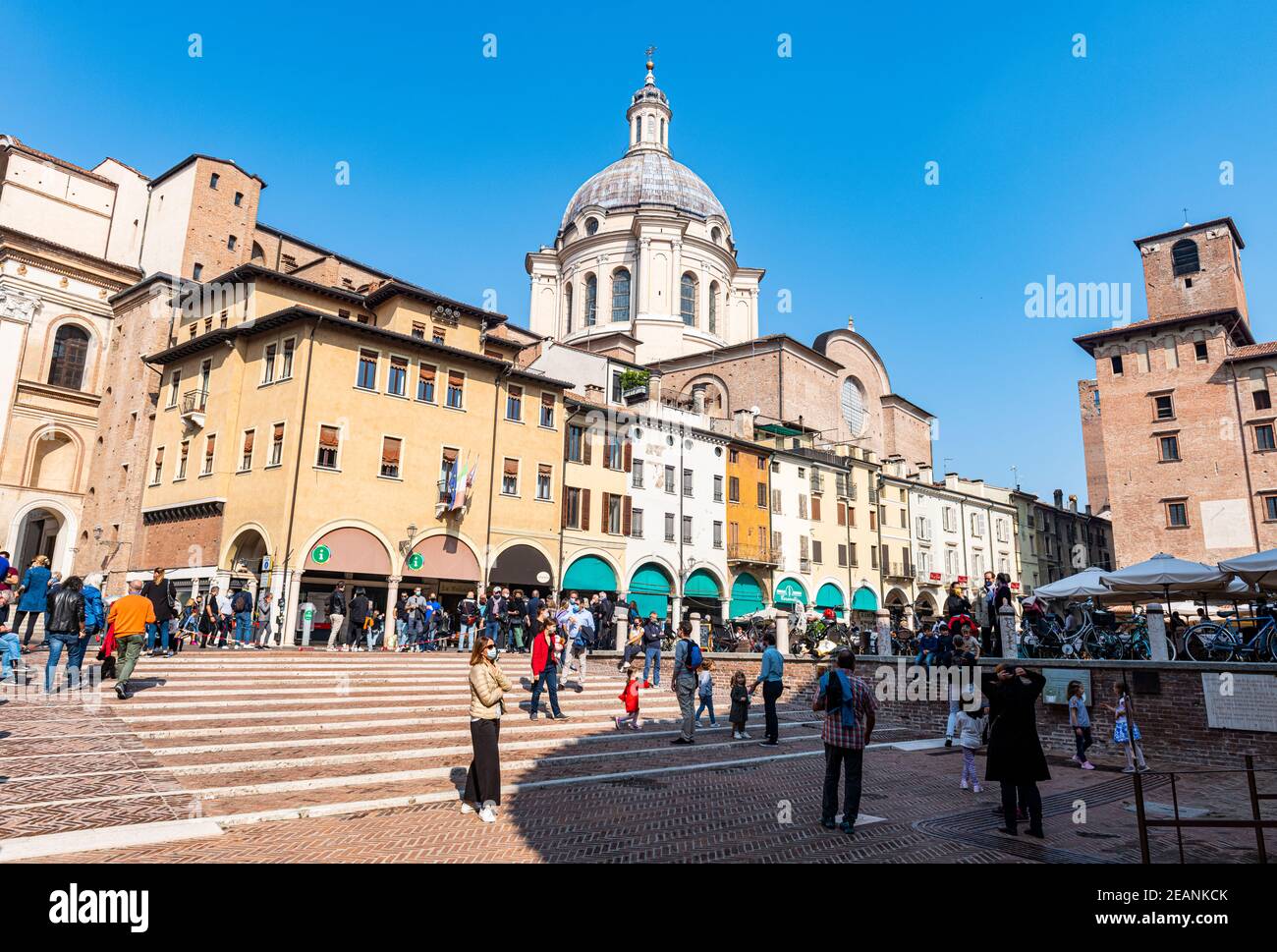 Mantua, UNESCO-Weltkulturerbe, Lombardei, Italien, Europa Stockfoto