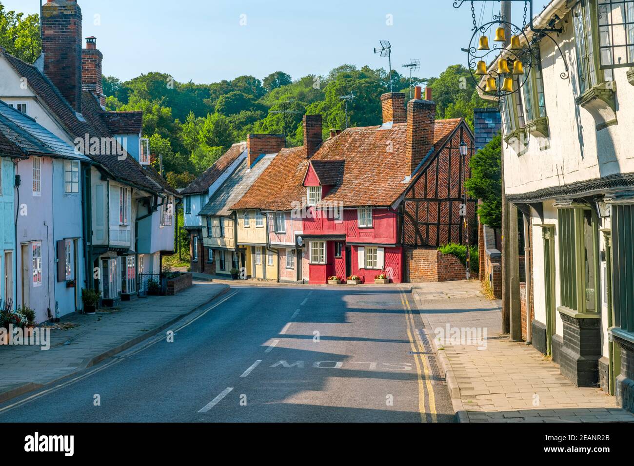 The Eight Bells Pub, Bridge Street, Saffron Walden, Essex, England, Großbritannien, Europa Stockfoto