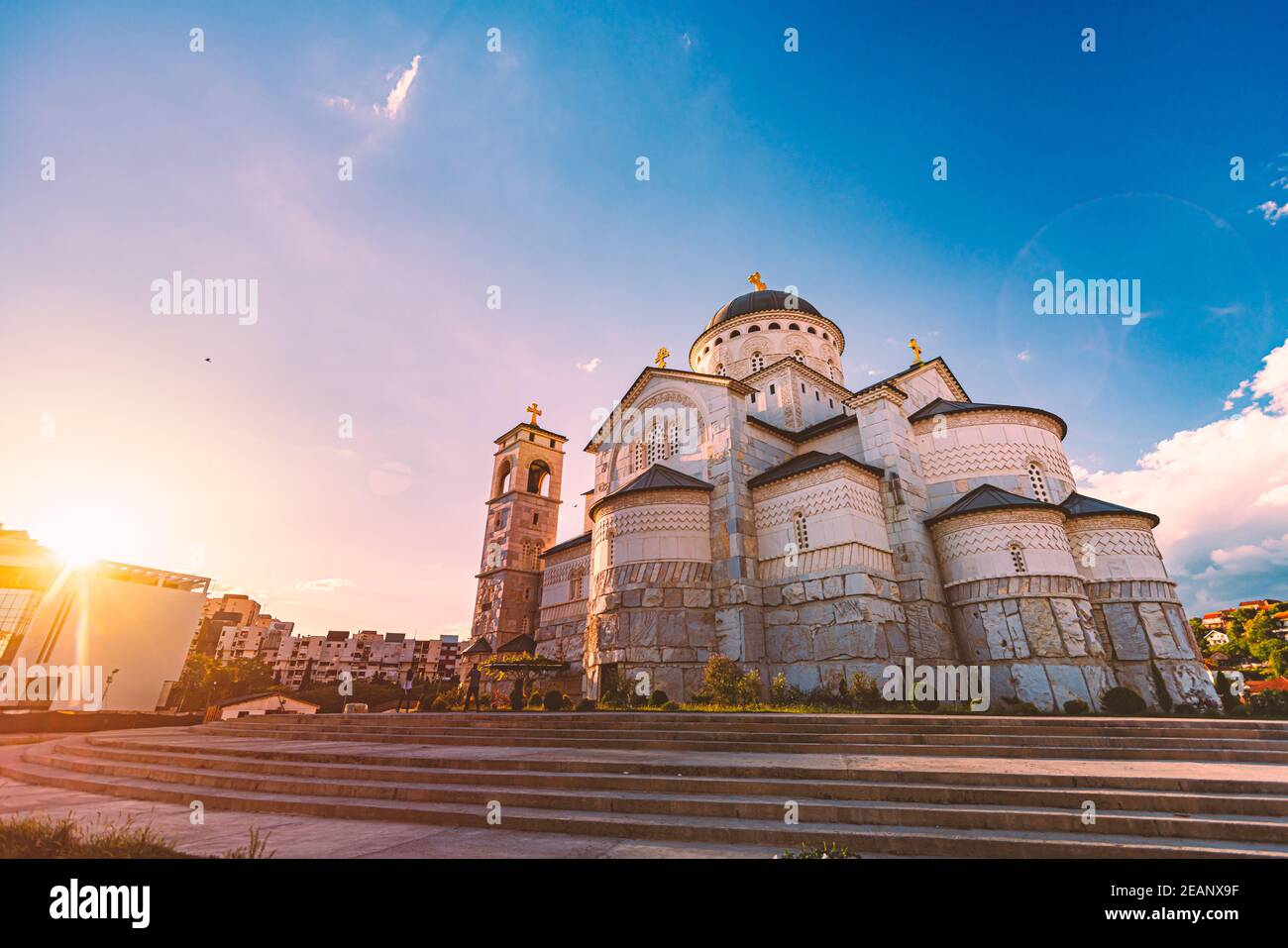 Kathedrale der Auferstehung Christi, Podgorica Stockfoto