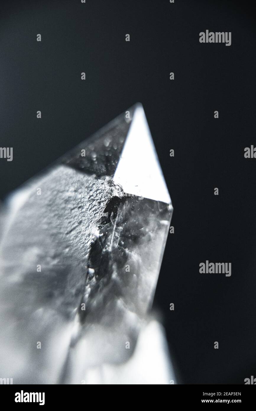 Bergkristall Detail Hintergrund Stockfoto