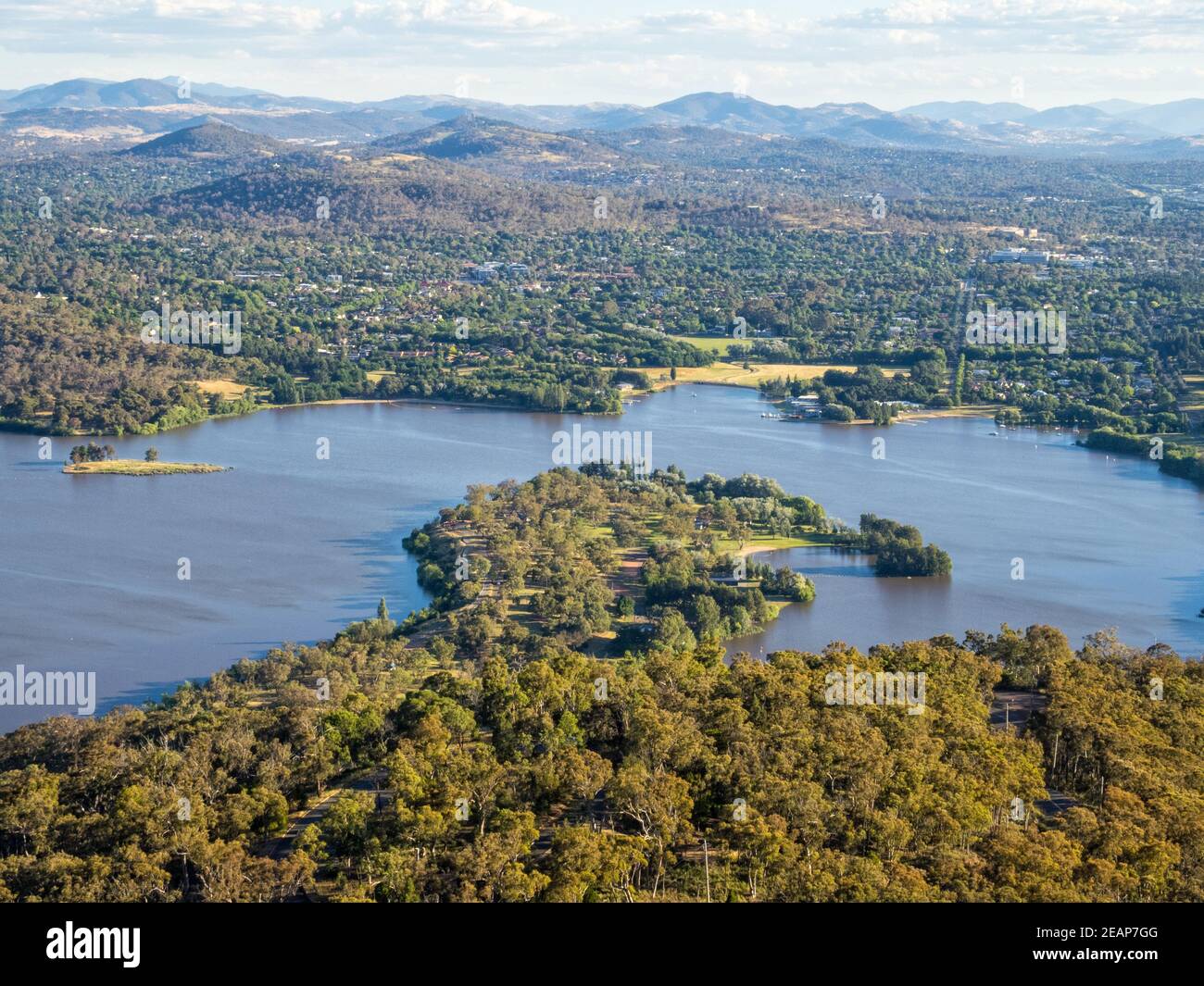 Black Mountain Peninsula - Canberra Stockfoto
