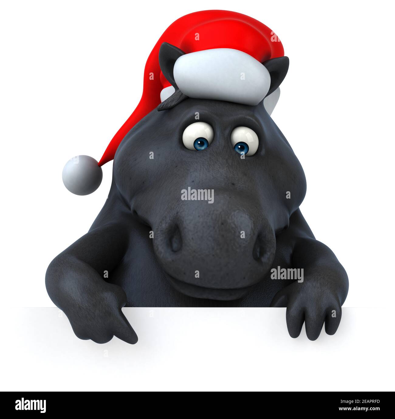 Spaß Pferd - 3D-Darstellung Stockfoto