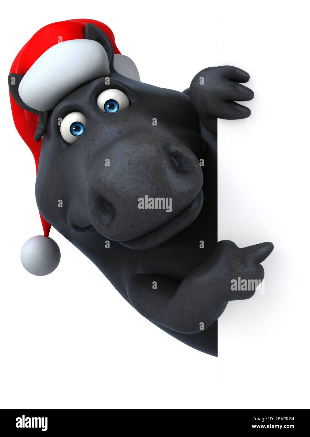 Spaß Pferd - 3D-Darstellung Stockfoto