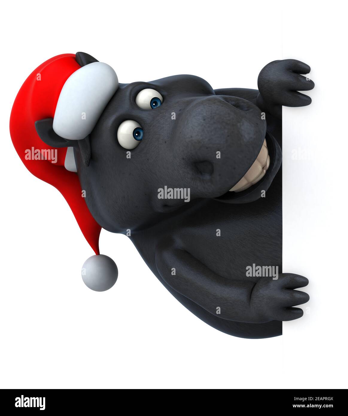 Spaß Pferd - 3D-Darstellung Stockfoto