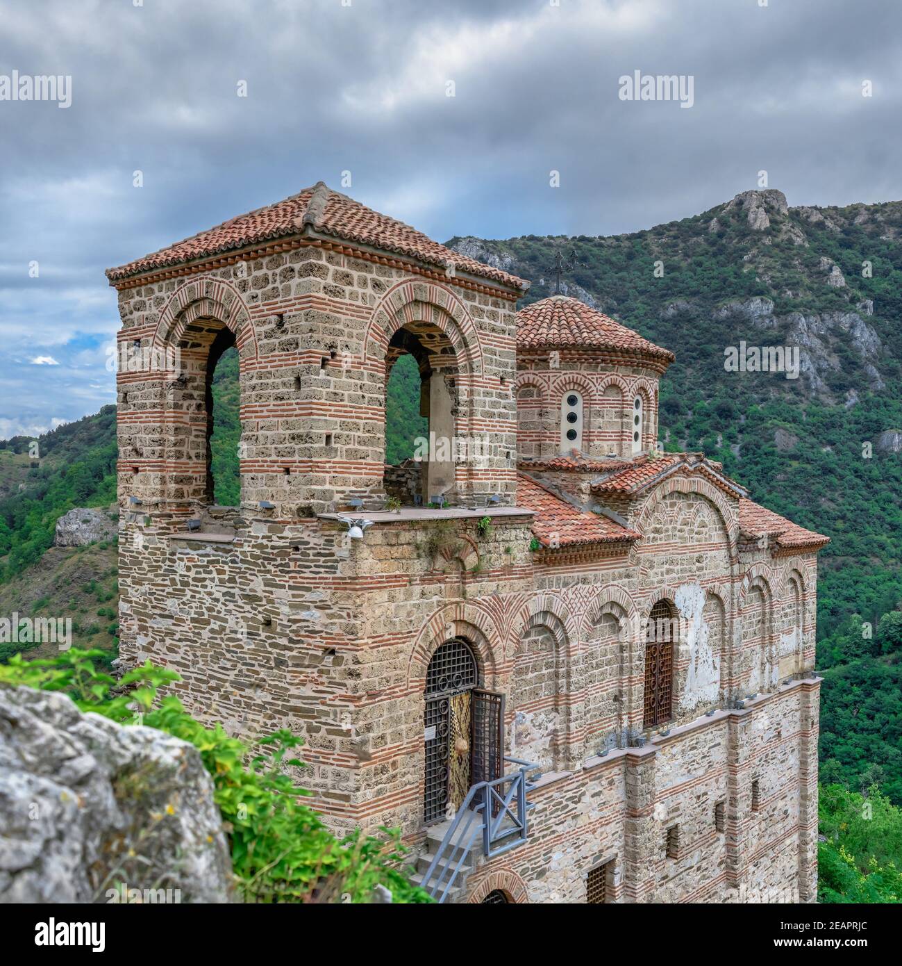 Mittelalterliche Festung Asen in Bulgarien Stockfoto