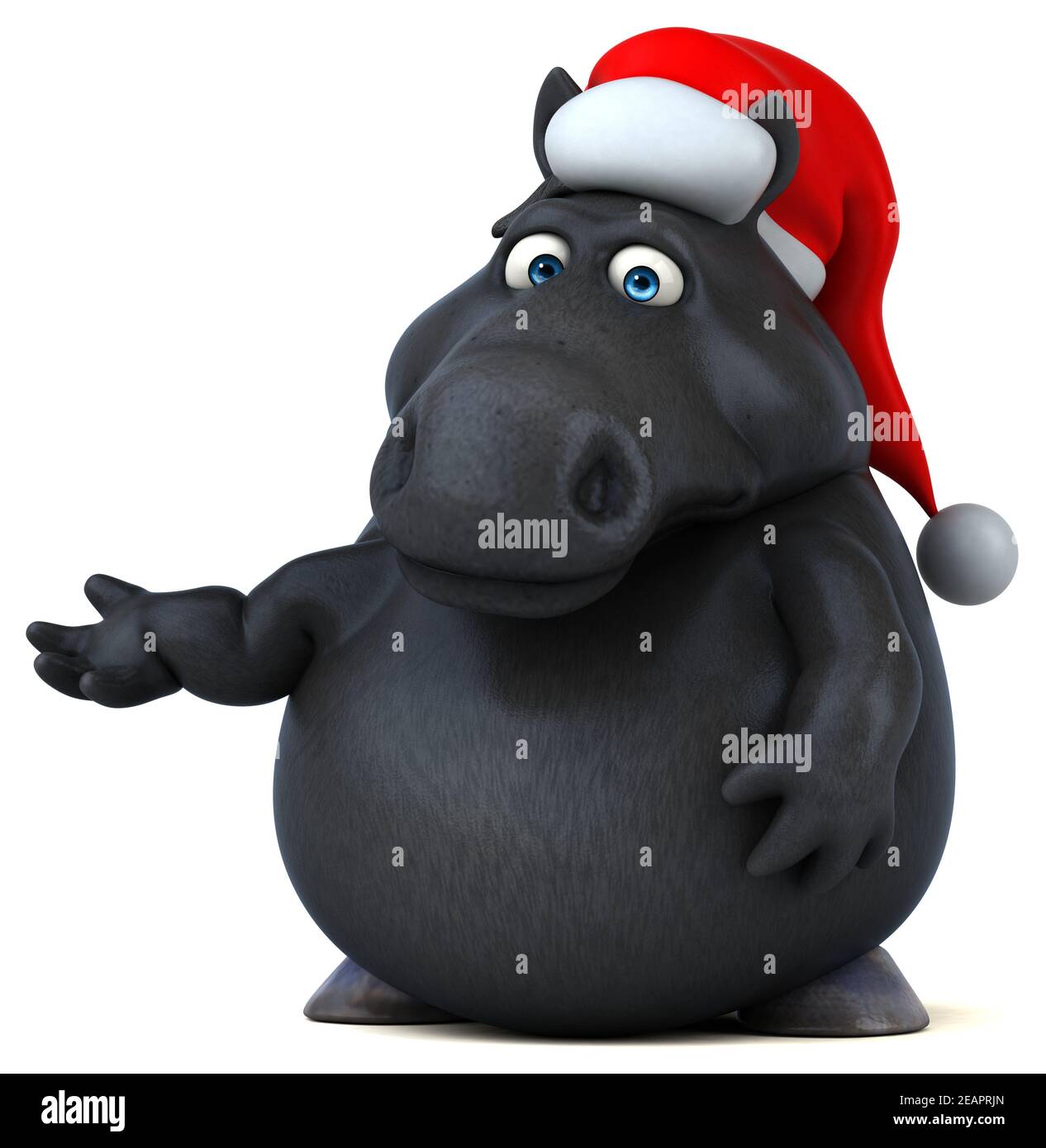 Spaß Pferd - 3D-Darstellung Stockfoto