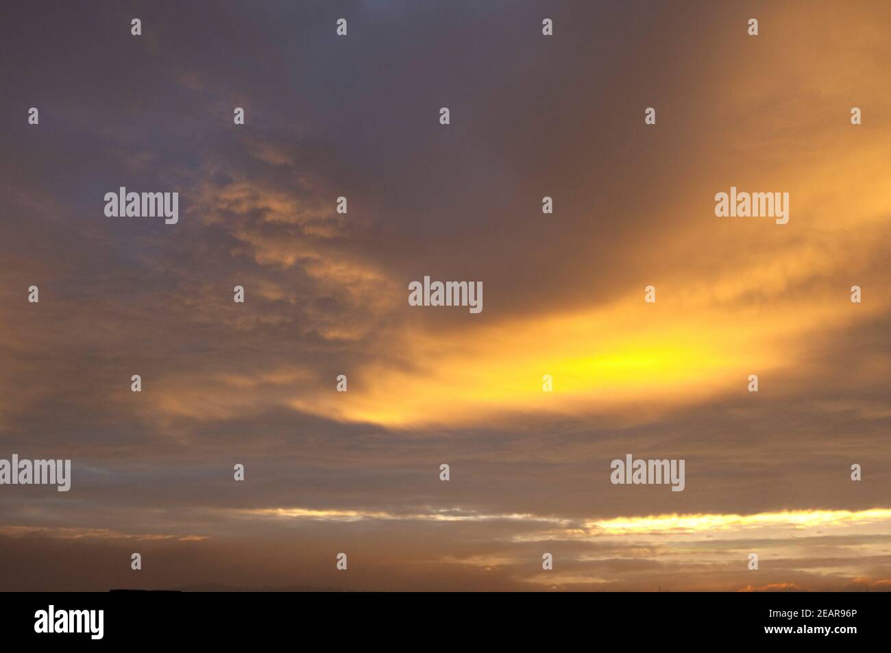 Morgenroete, Impression, Morgenstimmung Stockfoto
