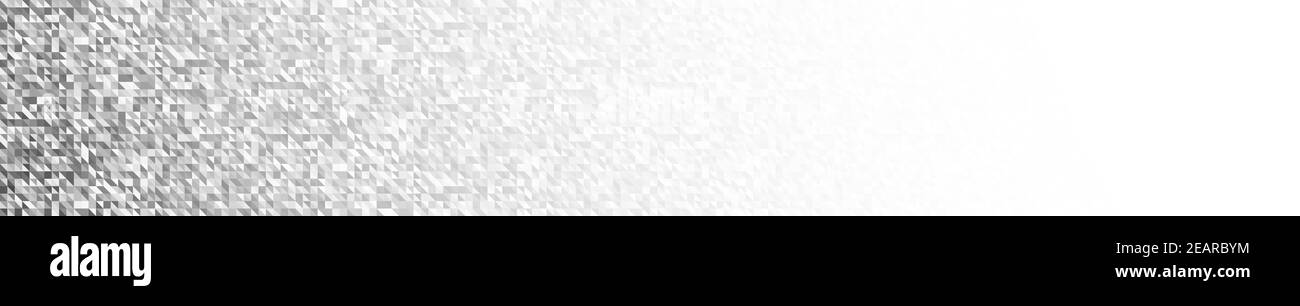 Abstraktion schwarzer Hintergrund viele kleine mehrfarbige Dreiecke Stockfoto