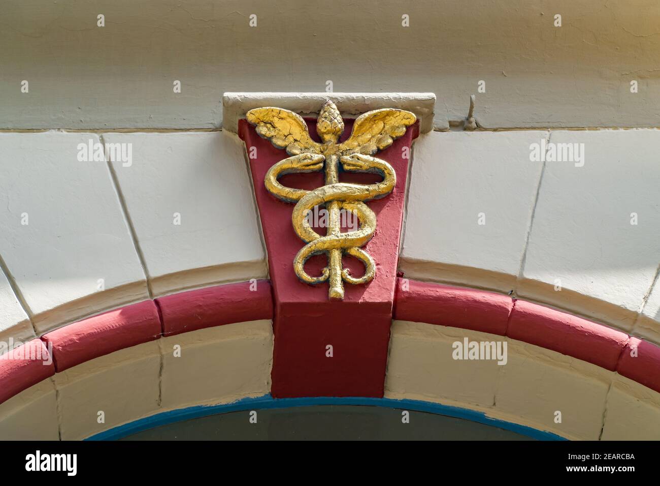 Mitarbeiter von Aesculapius Stockfoto
