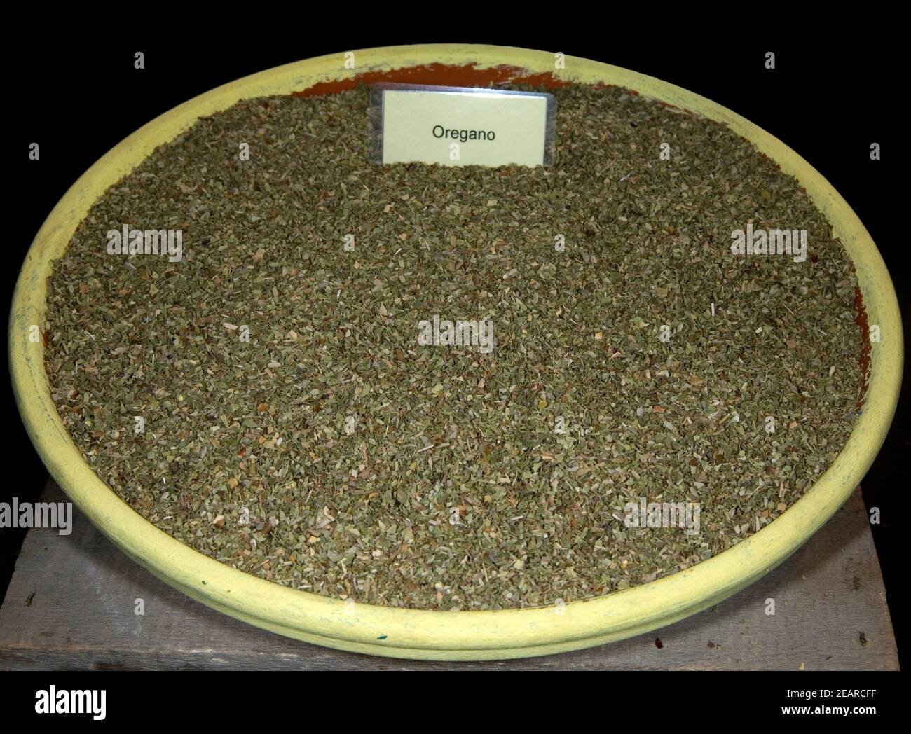 Oregano gerebelt Stockfoto