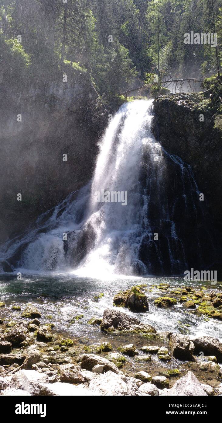 Golling Wasserfall, Salzburgerland, Salzburg, Österreich Stockfoto