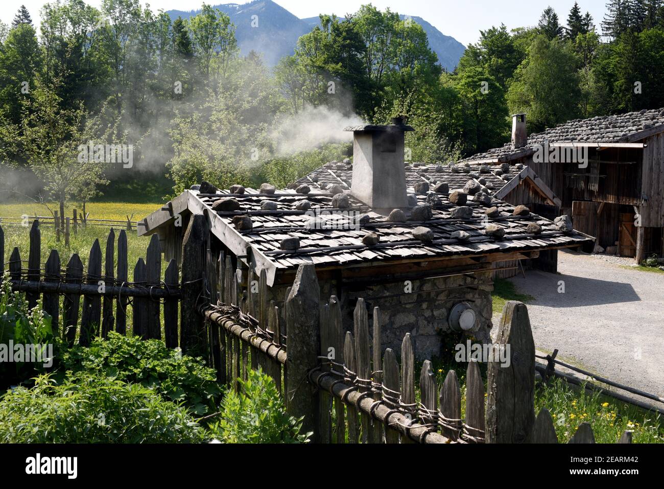 Backhaus, historisches, altes, Freilichtmuseum Stockfoto