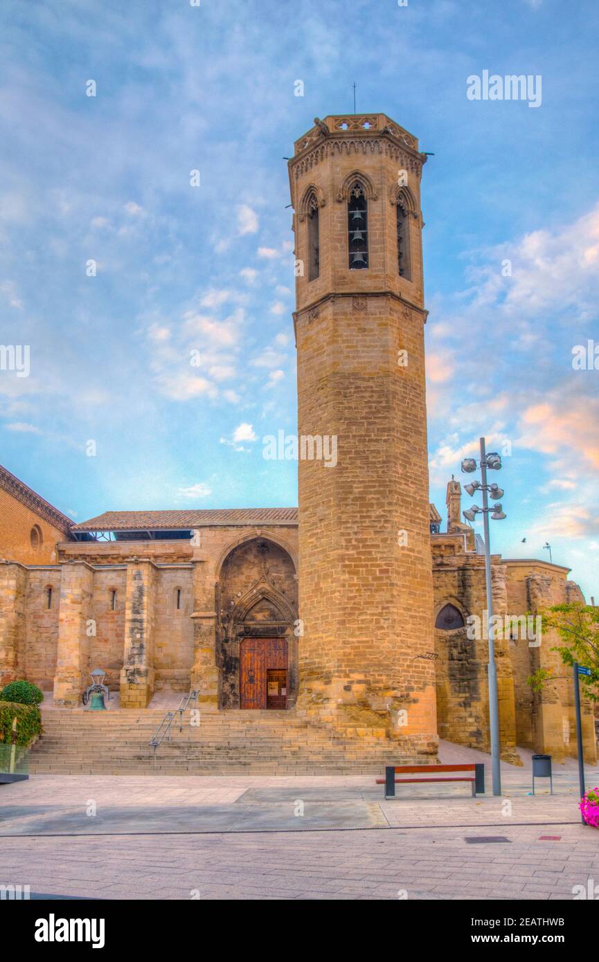 Kirche von Sant Llorenc in Lleida, Spanien Stockfoto