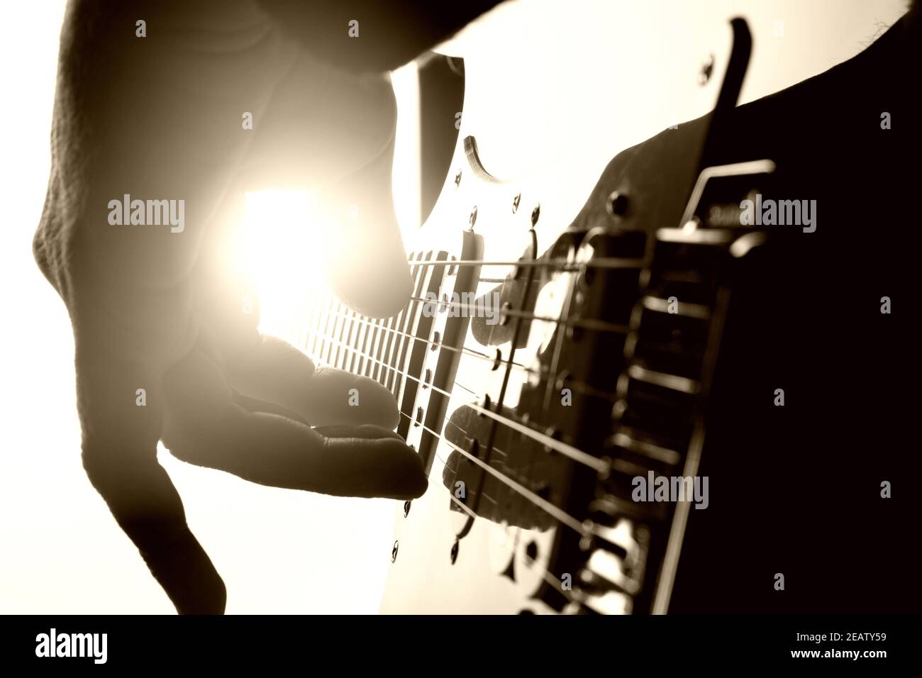 E-Gitarre Stockfoto