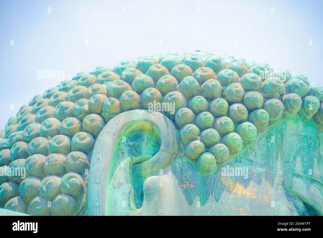 Bild der Kamakura Halle des Großen Buddha Kotokuin Stockfoto