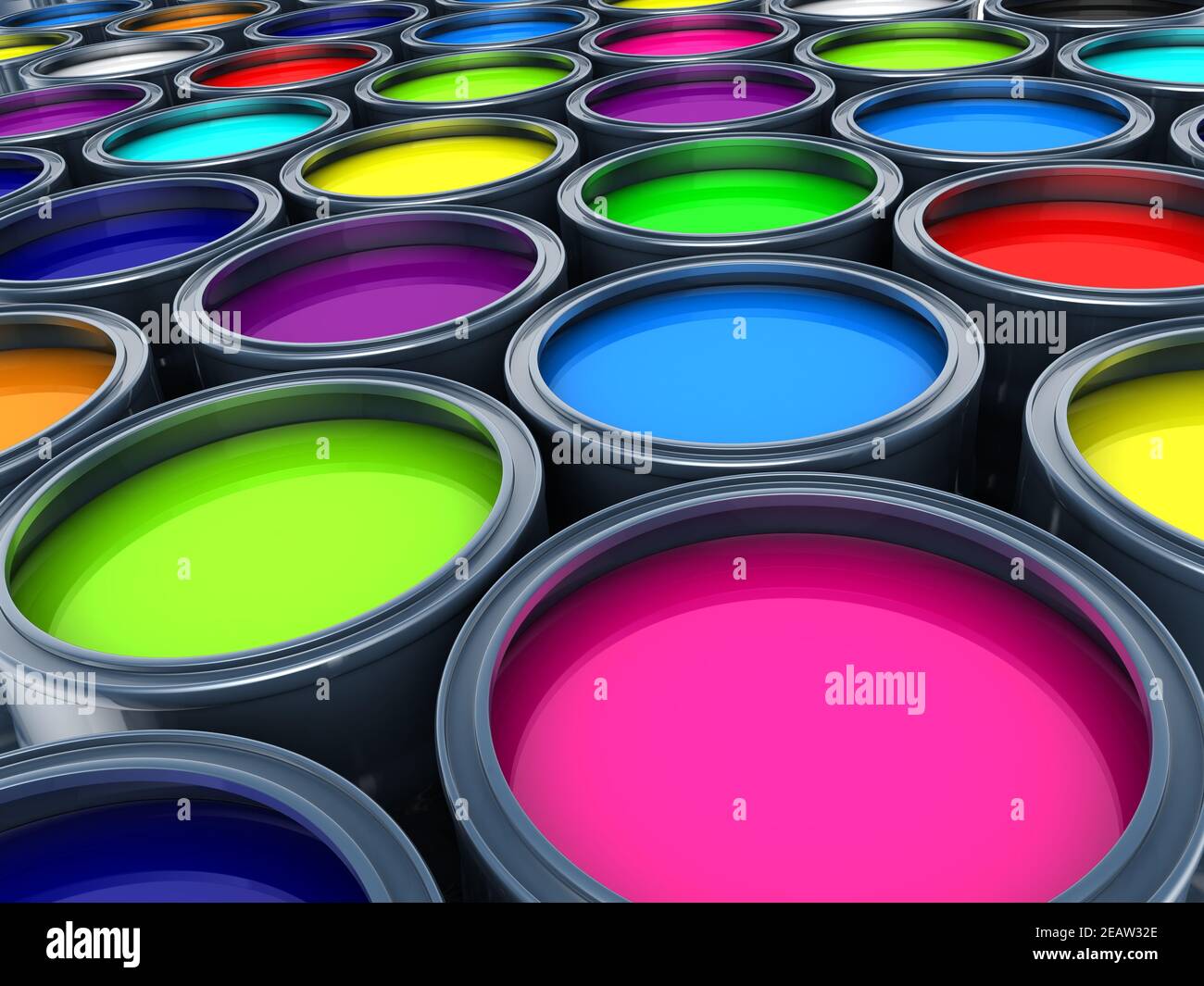 Viele Farben Stockfoto