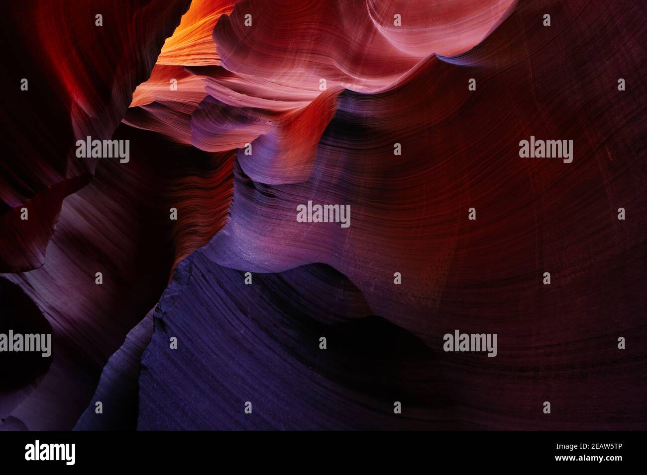 Senken Sie Antelope Canyon, Arizona, USA Stockfoto