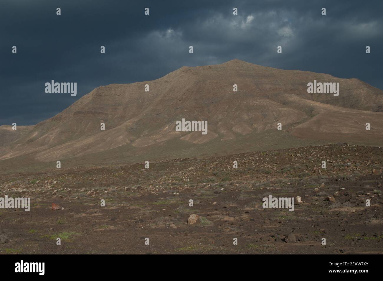 Berg in Los Ajaches Naturdenkmal. Stockfoto