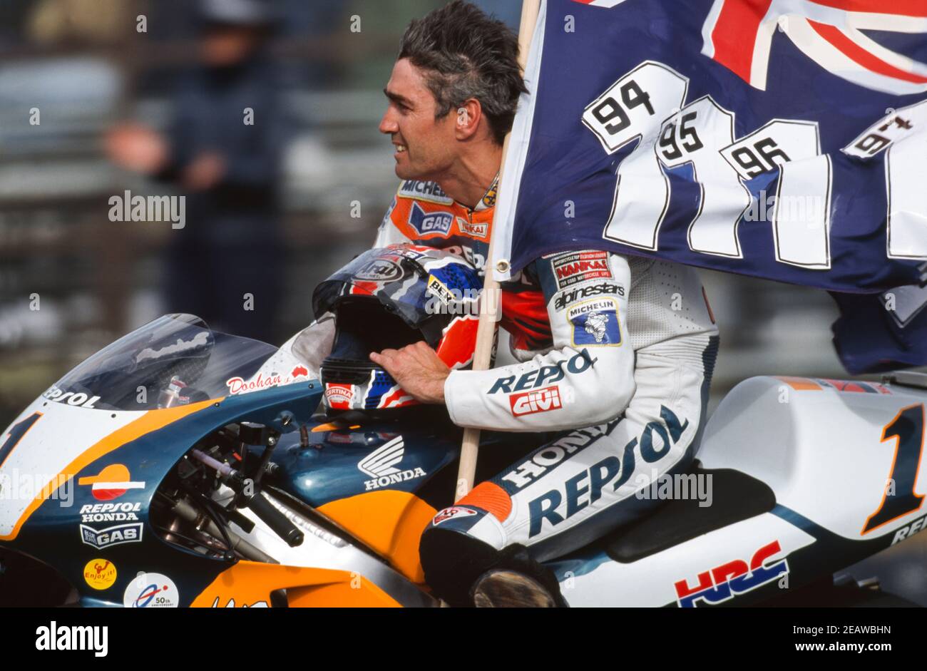 Michael Doohan (AUS), Honda 500, Australian GP 1998, Eastern Creek Stockfoto