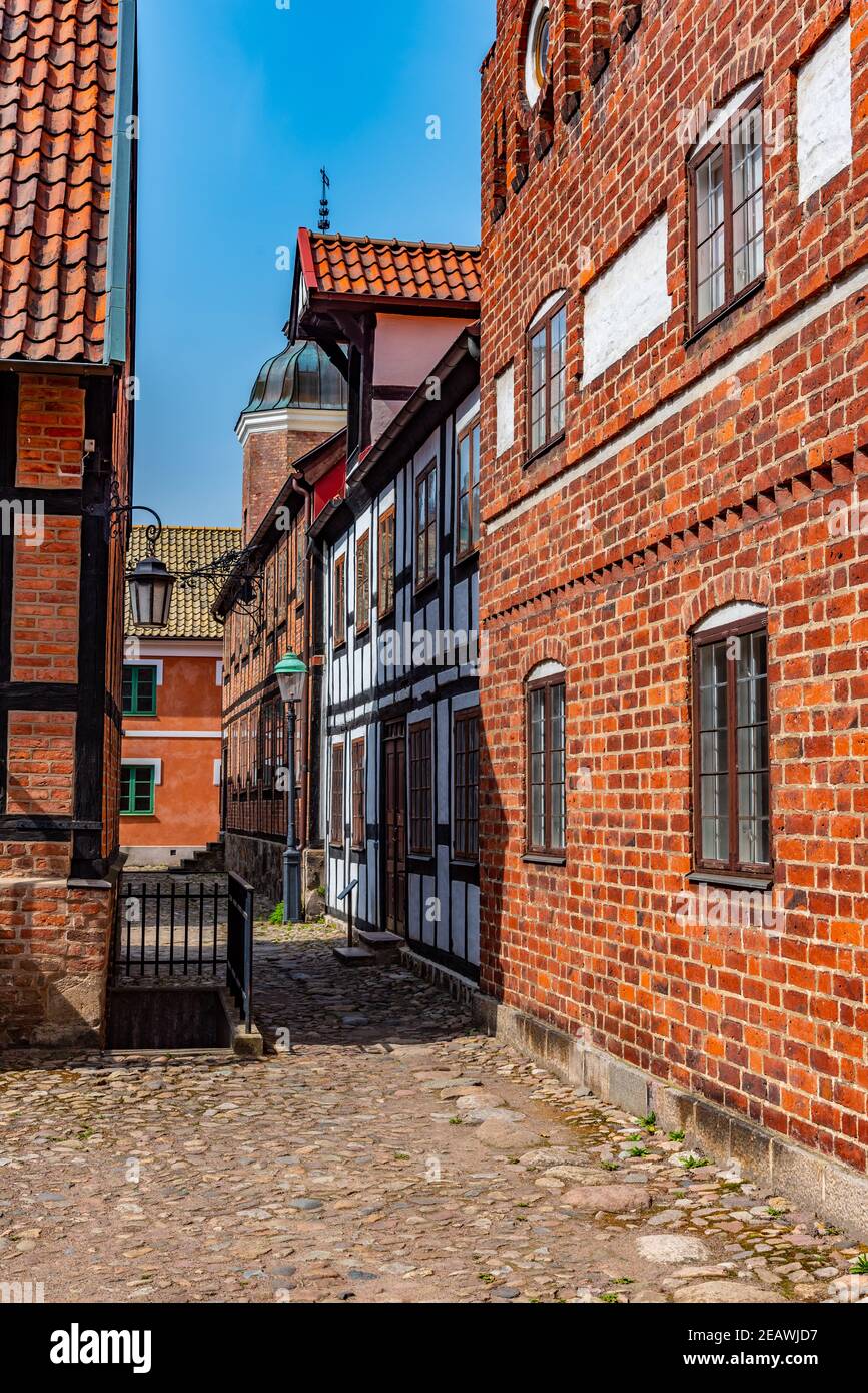 Villen im Freilichtmuseum Kulturen in Lund, Schweden Stockfoto