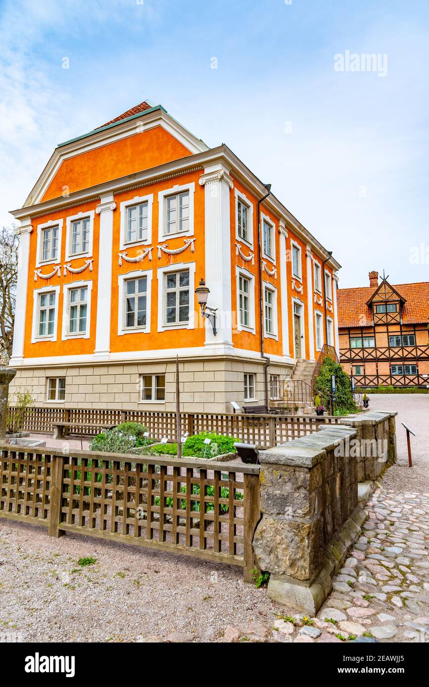 Villen im Freilichtmuseum Kulturen in Lund, Schweden Stockfoto