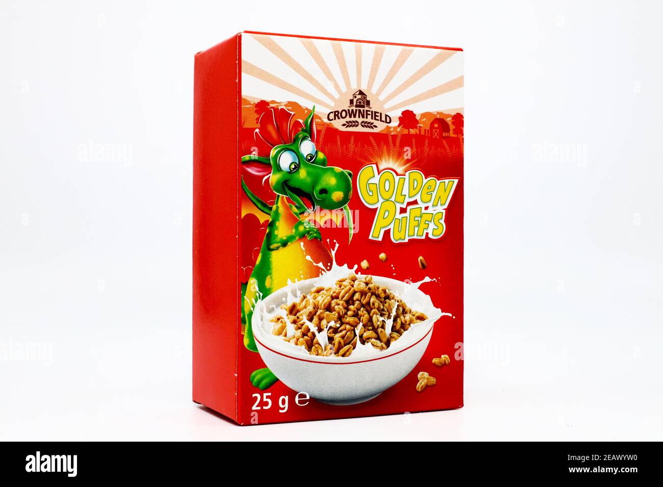 CROWNFIELD Getreide von LIDL Supermarkt-Kette verkauft Stockfoto