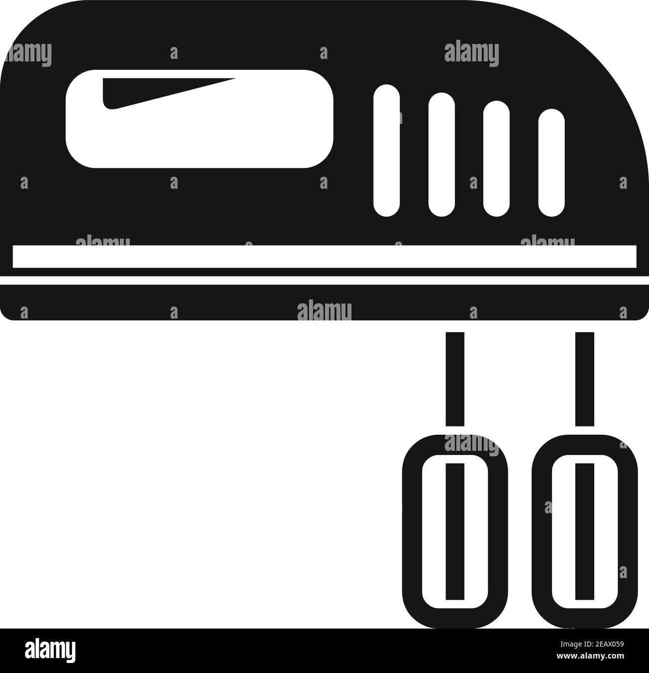 Elektrischen Mixer-Symbol, einfachen Stil Stock Vektor