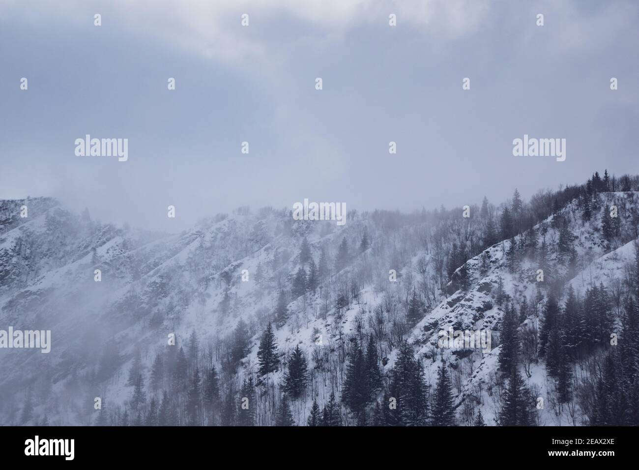 Les Contamines-Montjoie, Französische Alpen Stockfoto