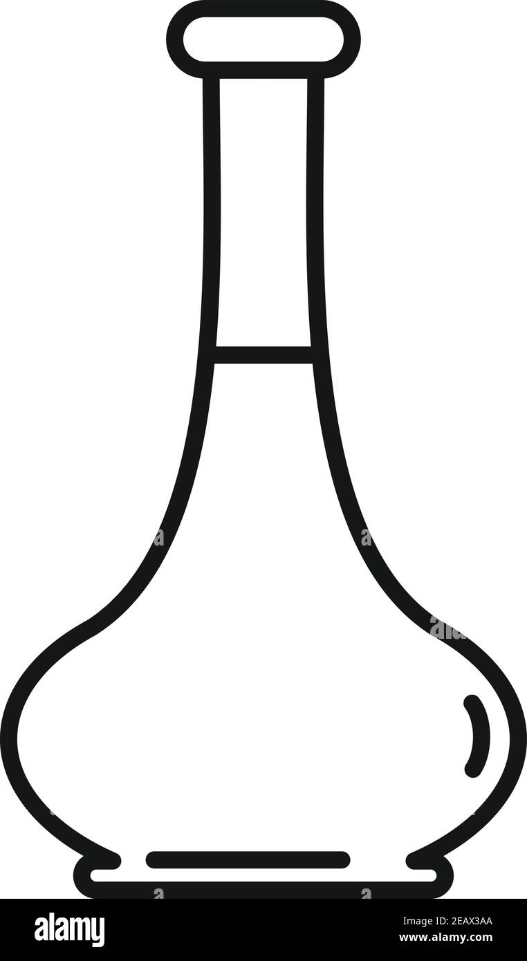 Kuchenöl Flasche Symbol, skizzieren Stil Stock Vektor