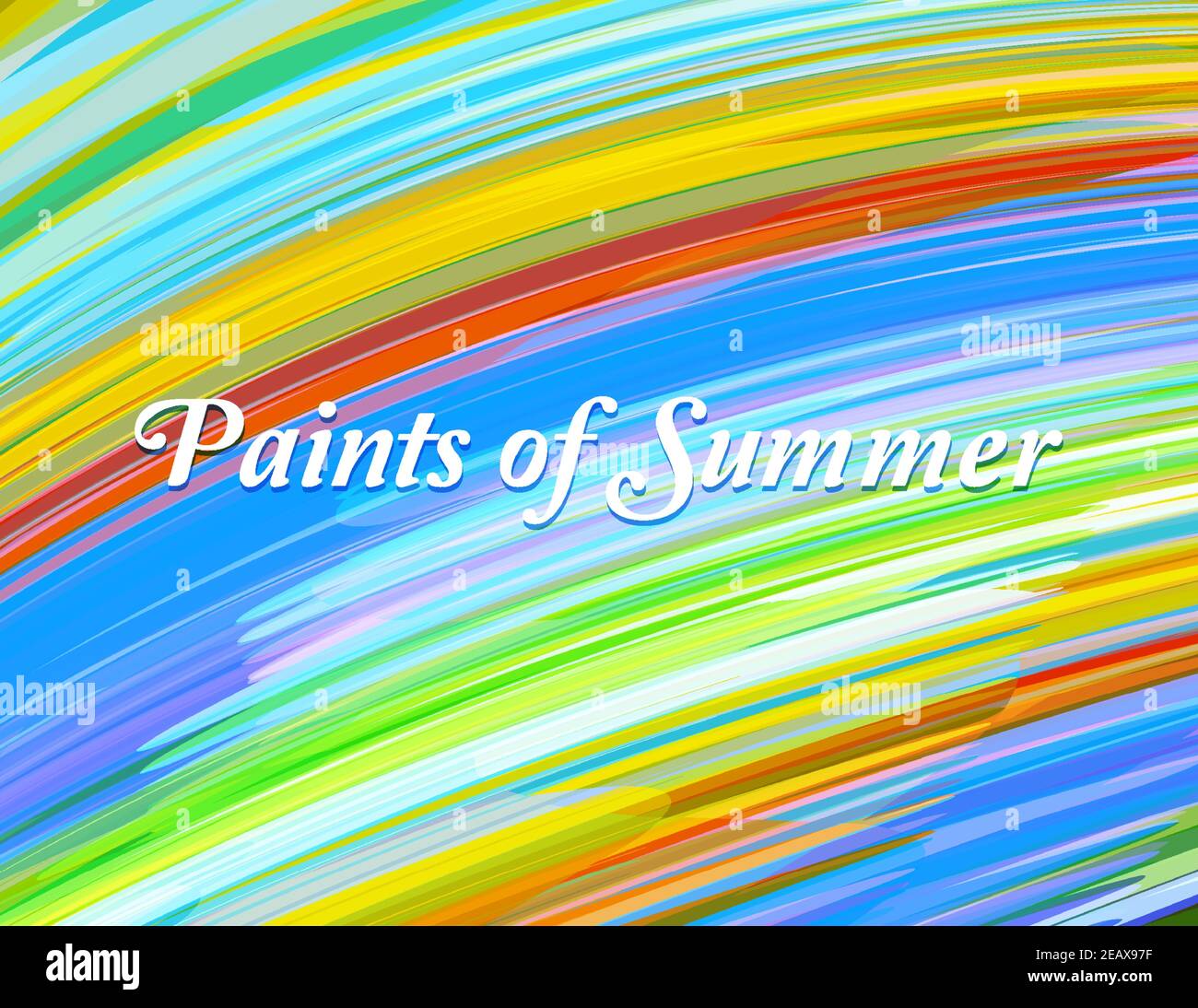 Lacke des Sommers. Abstrakter, lebendiger strukturierter Hintergrund. Bunte Vektor Grafik Muster Stock Vektor