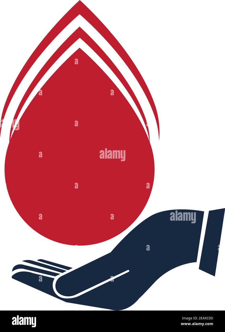 Blutstropfen Spender Vector Illustration Stock Vektor