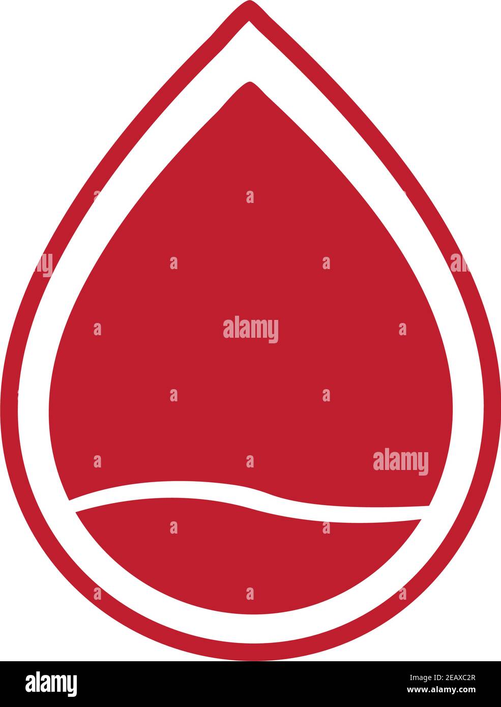 Blutstropfen Spender Vector Illustration Stock Vektor