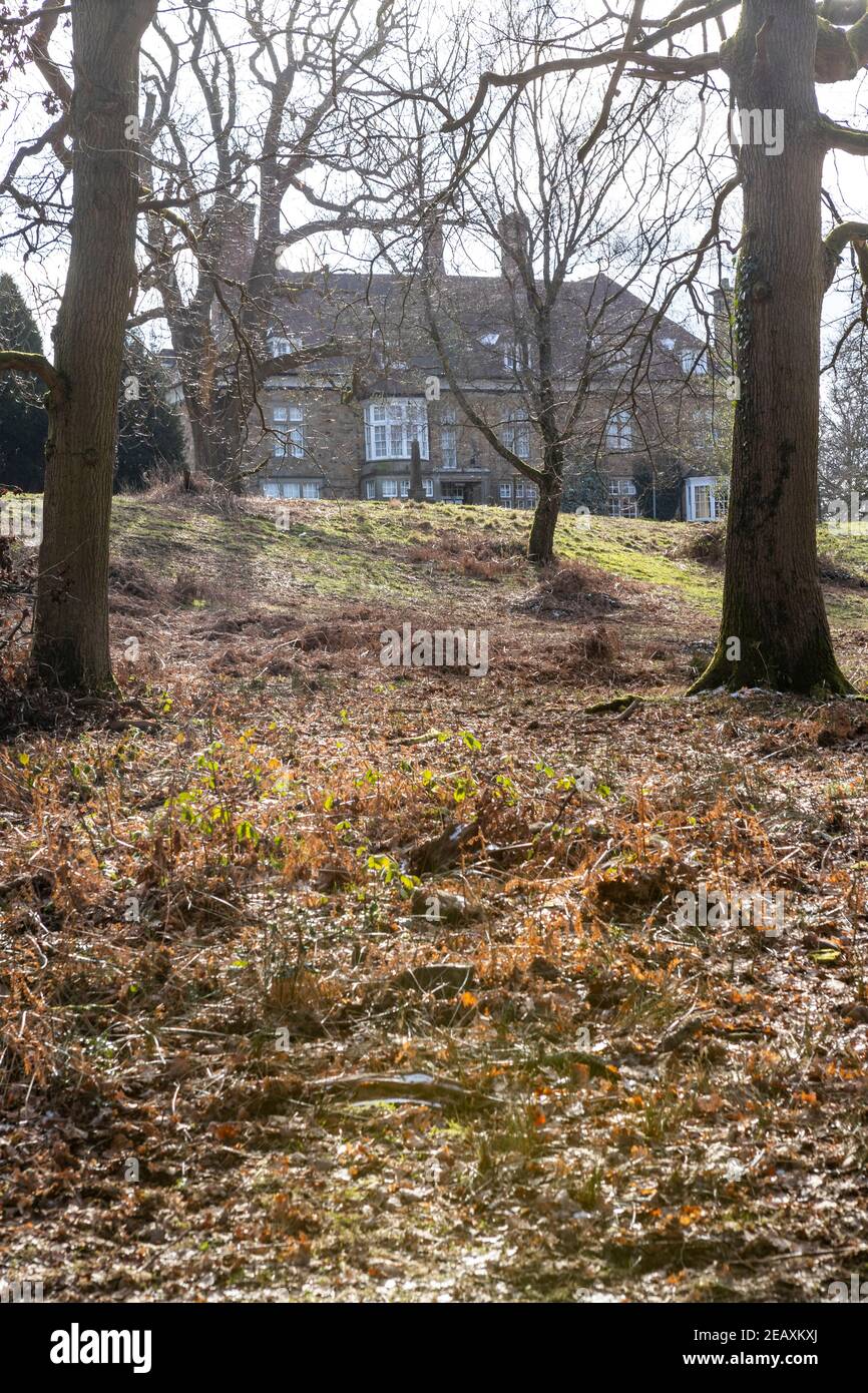 Speech House Hotel, Forest of Dean, Gloucestershire. Sitz eines der ältesten Gerichte Englands. Stockfoto