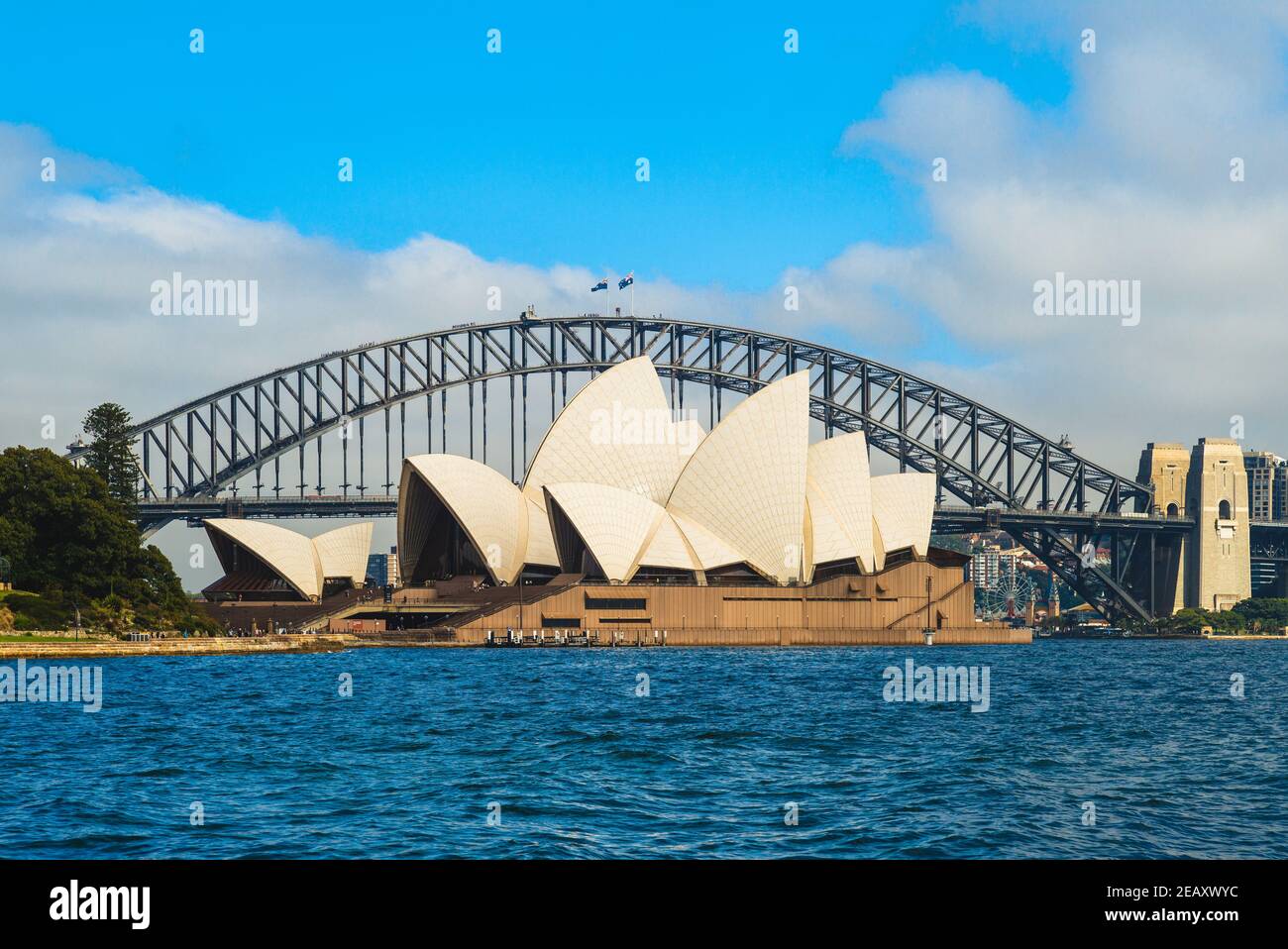 5. Januar 2019: sydney Opera House, ein Zentrum für darstellende Künste in Sydney Harbour in Sydney, New South Wales, Australien. Es wurde ein Stockfoto