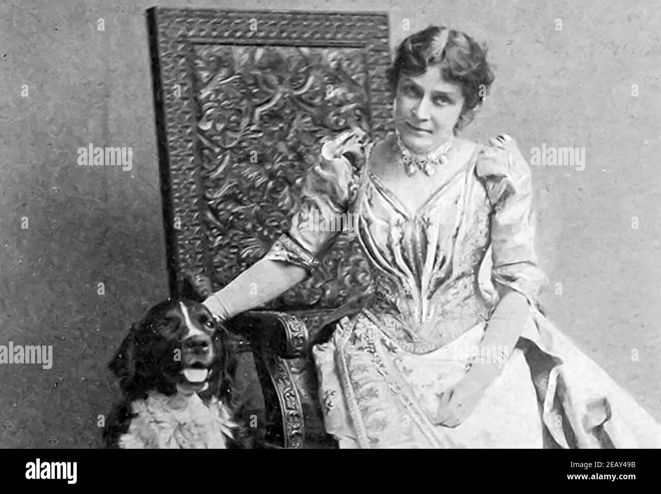 EUNICE NEWTON FOOTE (1819-1888) amerikanische Wissenschaftlerin, Erfinderin und Frauenrechtlerin, die frühe Forschungen über den heute als Treibhauseffekt bekannten Effekt durchführte. Stockfoto