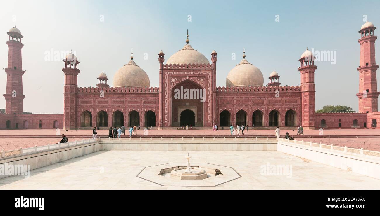 Lahore, Pakistan - Badshahi Moschee Stockfoto