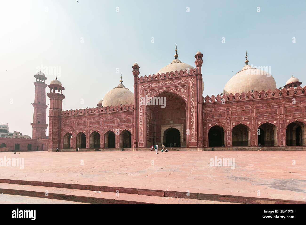 Lahore, Pakistan - Badshahi Moschee Stockfoto