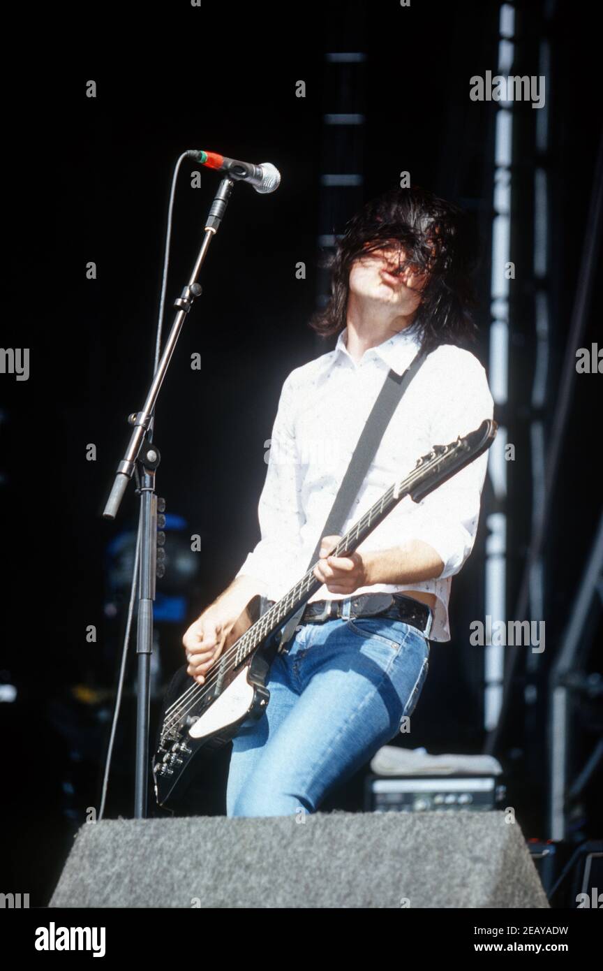 The Datsuns beim Reading Festival 2003, Reading, England, Großbritannien. Stockfoto