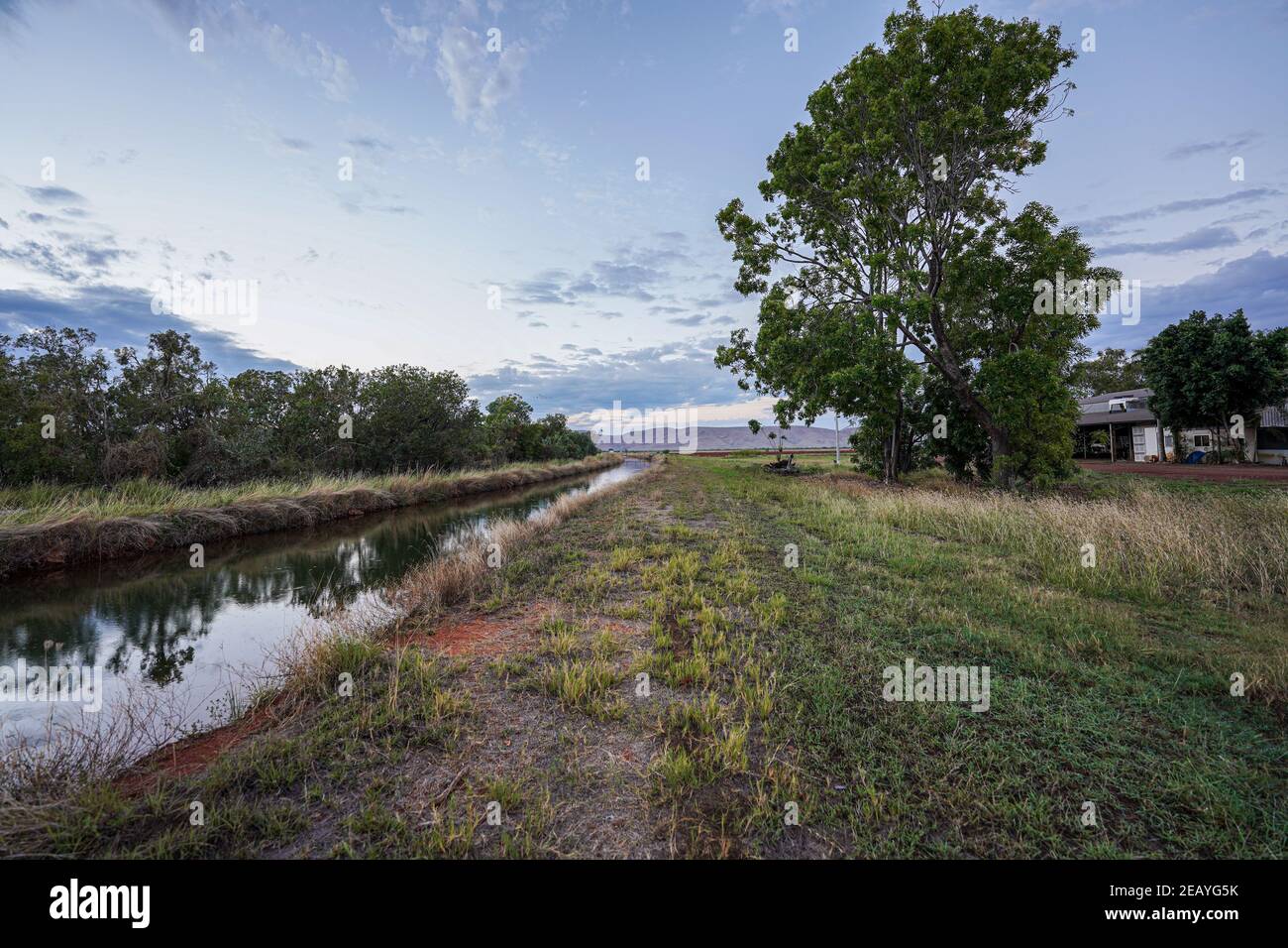 Bauernleben in Kununurra, Westaustralien Stockfoto