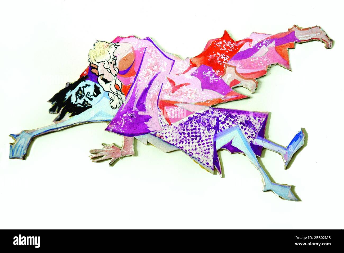 Fliegen Kimonas 1982 Stockfoto