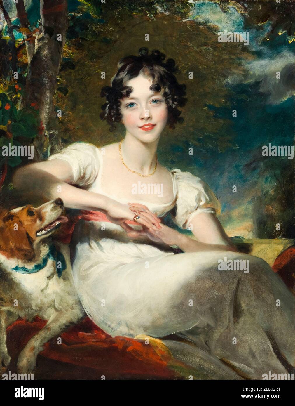 Thomas Lawrence, Lady Maria Conyngham (d. 1843), Porträtmalerei, 1824-1825 Stockfoto