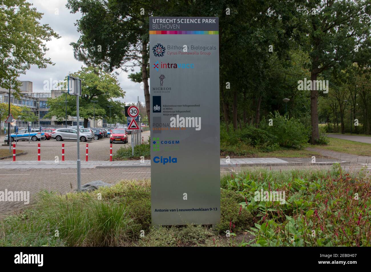 Plakatwand Utrecht Science Park In Bilthoven Niederlande 25-9-2020 Stockfoto