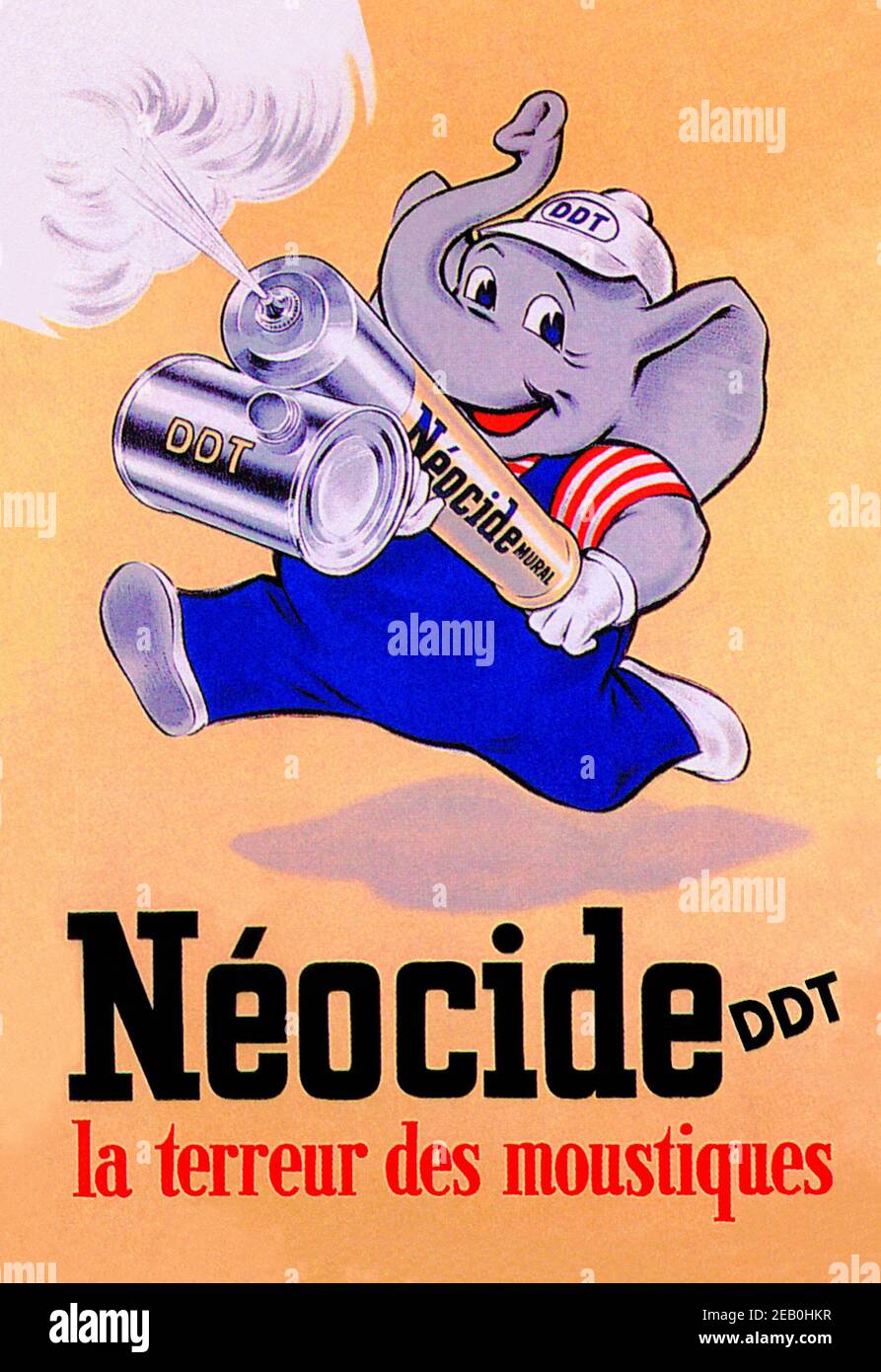 Neocide DDT - La Terreur des Moustiques Stockfoto