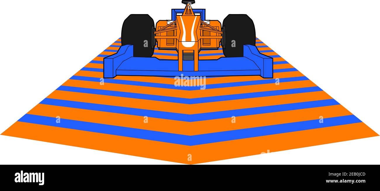 Rennwagen Symbol Stock Vektor